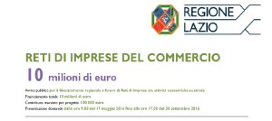 Bandi reti imprese Lazio